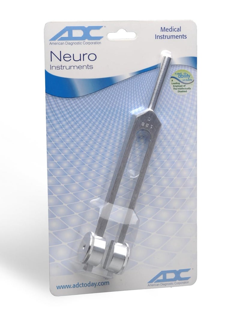 ADC-AD500 256 Hz Medical-Grade Tuning Fork with Fixed Weights - Non-Magnetic Aluminum Alloy - Image 4